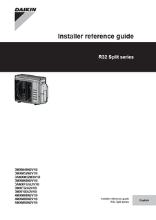 3MXM-N, 3AMXM-M, 3AMXF-A, 3MXF-A, 4MXM-N, 5MXM-N_4PEN600463-1_2019_10_Installer reference guide_English download
